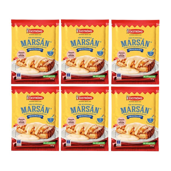 Ekstroms Vanilla Sauce - Marsan 6-Pack