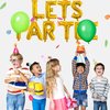 46 Pieces Let's Partee Golf Party Decorations Boys Men Party Balloons Decoration Let's Par-tee Golf Balloons Sport Themed Party Supplies Yellow Green Balloons for Birthday Baby Shower Retirement Party
