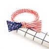 ZCYYYS Women Elastic Flag Headband with Bow Hair Band for 4th of July Headbands Head Wrap Hair Accessories TS2020 (Baby + Adult Rabbit)