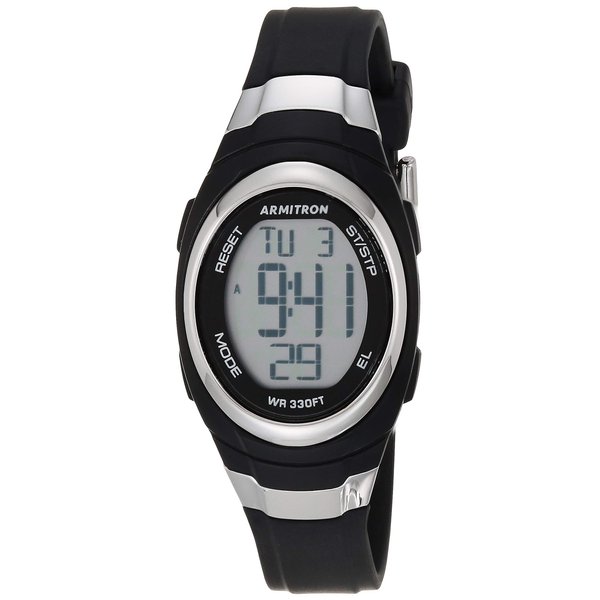 Armitron Sport Women's Digital Chronograph Resin Strap Watch, 45/7034