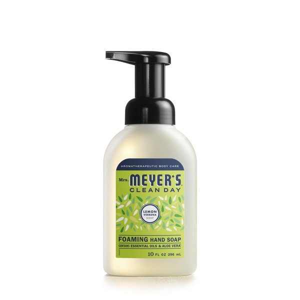 Mrs. Meyer's Clean Day Foaming Hand Soap, Lemon Verbena Scent, 10 Fl oz (Pack of 1)