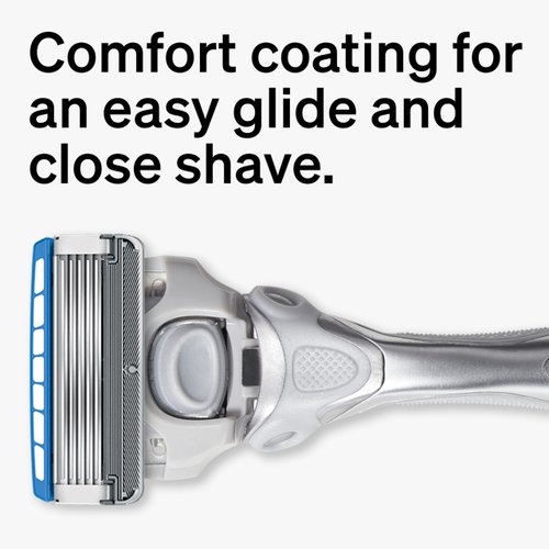 Schick Hydro Dry Skin Razor, 1 Razor Handle and 17 Cartridges | Razors for Men, 5 Blade Razor Men, Mens Razors for Shaving, Razor Blades for Men, 1 Handle with 17 Razor Blades Refills