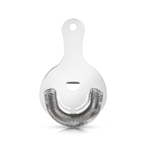 Viski Hawthorne and Bartending Strainer - Stainless Steel Bar Cocktail Strainer for Drinks with Handles,Silver