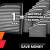 K&N Premium Cabin Air Filter: High Performance, Washable, Clean Airflow to your Cabin: Compatible with Select 2008-2018 Dodge/Chrysler (Grand Caravan, Town & Country Van, Cargo Van), VF2038