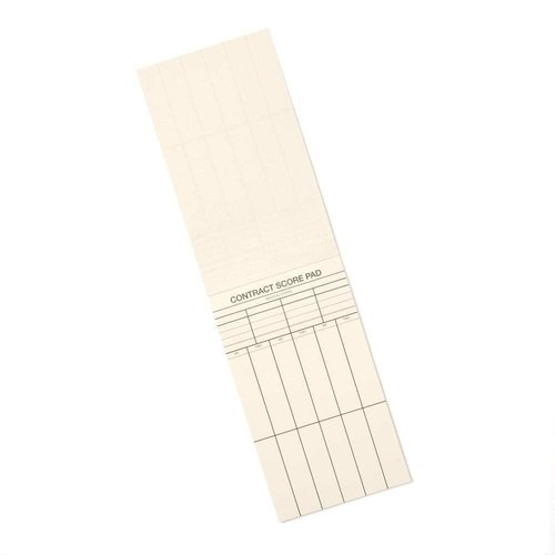 Caspari Edwardian Garden Bridge Score Keeping Pads, 3 Included