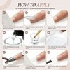 Acrylic Nail Kit for Beginners with Everything Nail Kit Acrylic Set Professional Acrylic Powders and Liquid Monomer Set Acrylic Nail Brush Forms File Easy to Use DIY Home Salon Gifts