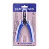 Beadthoven Split Ring Opening Pliers Tweezers Opener Tools Jewelry Making Tools Jump Ring Jewelry Pliers for Opening Split Ring or Key Chain Gunmetal Color 140mm