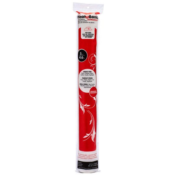 HeatnBond UltraHold Iron-On Adhesive Value Pack, 17 Inches x 5 Yards, White