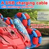 Spider-Man RC Car, 8WD Remote Control & Gesture Sensing RC Car Toys, Remote Control Stunt Car Toy for 4 5 6 7 8 9 10 Year Old Kids Christmas Birthday Gifts