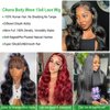 Cikana 13x6 Lace Front Wigs Human Hair 26 Inch Body Wave 180% Density Pre Plucked 13x6 HD Lace Frontal Wigs Human Hair Body Wave Glueless Lace Front Wigs for Black Women with Baby Hair Natural Black