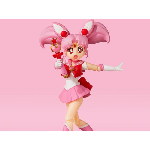 S.H. Figuarts Sailor Moon Sailor Chibi Moon Animation Color Edition (Resale Version) Approx. 3.9 inches (100 mm), PVC & ABS Pre-painted Action Figure