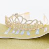 GAFATORY Birthday Sash Gold It's My Birthday Sash and Crown Birthday Girl Sash Birthday Crown Gift Party Decorations for Women Girls