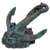 Supa Anchor On Rock Aquarium/Fish Tank Ornament | Realistic Detail | Approx. 15cm(L) x 13cm(W) x 9.5cm(H)