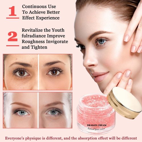 Dragons Blood Cream, Dragons Blood Easy Cream, Retinol Placenta Dragon Blood Face Cream, Firm Anti Wrinkle Cream for Women Skincare, Moisturizer Rejuvenating Cream 2 Pcs