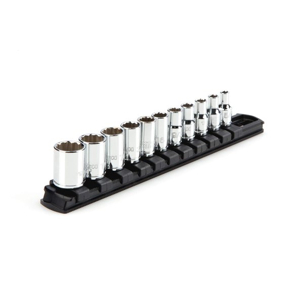 TEKTON 1/4 Inch Drive 12-Point Socket Set, 11-Piece (5/32-9/16 in.) | SHD90103