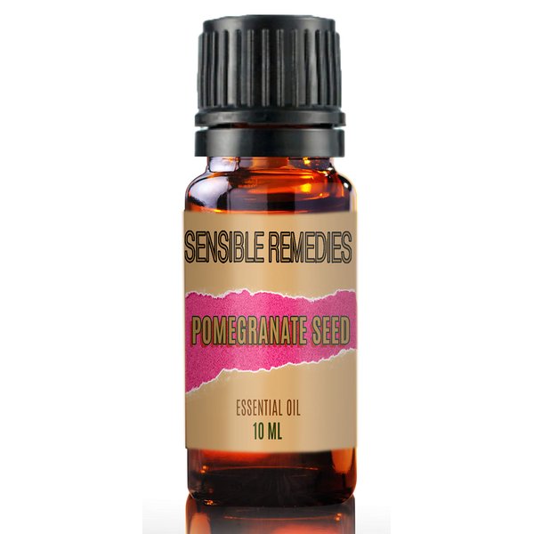 Sensible Remedies Pomegranate Seed Oil 100% Pure and Natural Distilled 10 mL (0.333 fl oz)