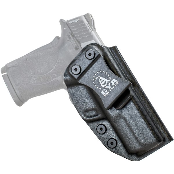 CYA Supply Co. Base IWB Concealed Carry Holster Veteran Owned Made in USA - Fits Smith & Wesson M&P 9 Shield EZ Black