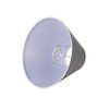 Aspen Creative 55002, Empire Uno Lamp Shade, Dark Gray, 4" Top x 10" Bottom x 7" Slant Height, Slip UNO 33mm