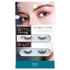 D-UP 2 Pairs Furry Lash False Eyelashes, Japanese Long-Lasting Natural Look, Lightweight Fake Lashes for Everyday Wear Easily to Apply, Furry Lash 04 Cute