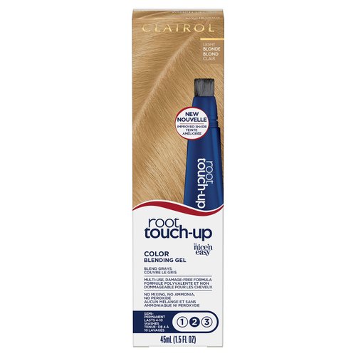 Clairol Root Touch-Up Semi-Permanent Hair Color Blending Gel, 8 Blonde, Pack of 1