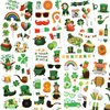 Gaubi 10 Sheets St Patricks Day Temporary Tattoos for Kids, Shamrock Waterproof Fake Tattoos Stickers, St.Patrick's Day Parties Favors Decorations Gift Supplies for Toddlers, Children, Boys and Girls