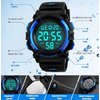 MJSCPHBJK Kids Digital Watch, 5-15 Year Old Boys Sports Waterproof Watch Outdoor LED Electrical Watch Multifunctional Chronograph Alarm Calendar Watches