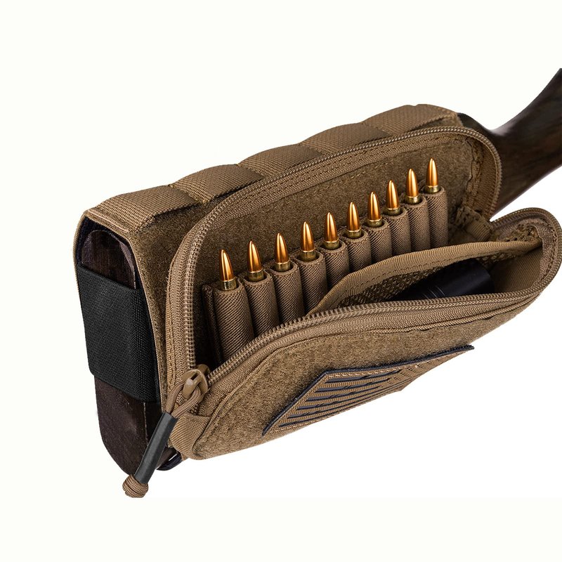 PETAC GEAR Tactical Stock Packs/Adjustable Shell Holder Cheek Rest ...