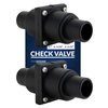 Five Oceans 1-1 1/2-Inch Check Valve, Boat Bilge Pump Non-Return Check Valve, Marine In-Line One Way Stepped Connection - 2-Pack - FO4142-M2