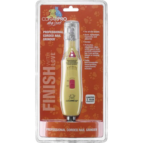CONAIRPRO dog & cat Nail Grinder for Professional Grooming At-Home with Attachments Included