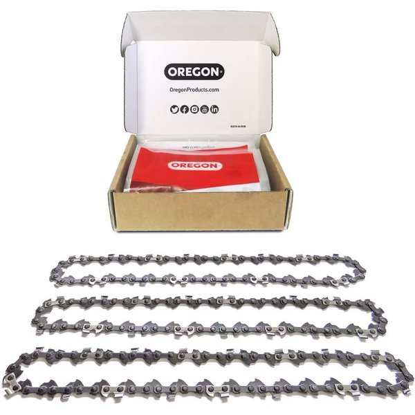 Oregon T52X3 Saw Chain, 3-Pack, Gray