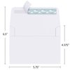 Eupako A2 White Paper Envelopes 100 Pack 4.375x5.75" Invitation Envelopes Self Seal for RSVP, Wedding, Thank you Notes, Greeting Cards, Photos, Announcements
