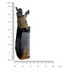 Natural Buffalo Horn Comb, Animal Engrave, Hair Comb, Anti-Static Handmade Pocket Comb, Fine Tooth, Gift For Men Women Mom Wife Daughter Mother Day's, Birthday (Dark Elephant)