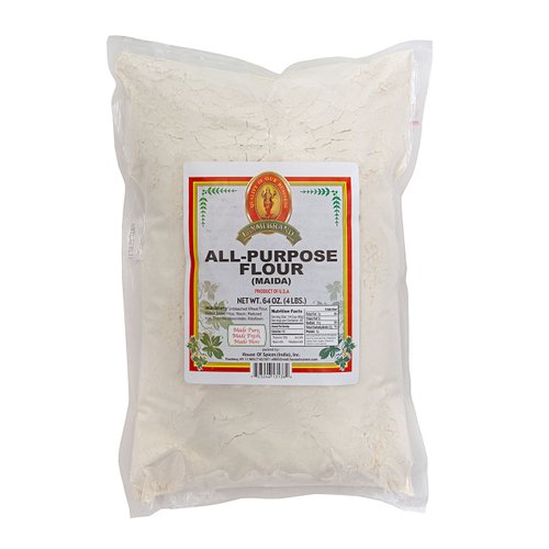 Laxmi Brand, All Purpose Flour, Maida Flour, Festive Pack, Made Pure, Made Fresh, Tradition of Quality, House of Spices, Product of India (2lb)