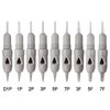 Guapa 50 Pieces D1R 1R 3R 5R 5F 7F Disposable Cartridge Needle Permanent Makeup Tattoo Needle For Liberty and Charmant Machine (3R)
