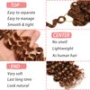 7 Packs Gogo Curl Crochet Hair 12 Inch Short Curly Crochet Hair for Women Water Wave Beach Curl Deep Twist Crochet Braids Synthetic Braiding Hair Extensions (12 Inch, 30#)