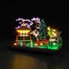 DALDED LED Lighting Kit for Lego Icons Tranquil Garden, LED Light Compatible with Lego 10315 Building Block Models (Not Include Lego Set)