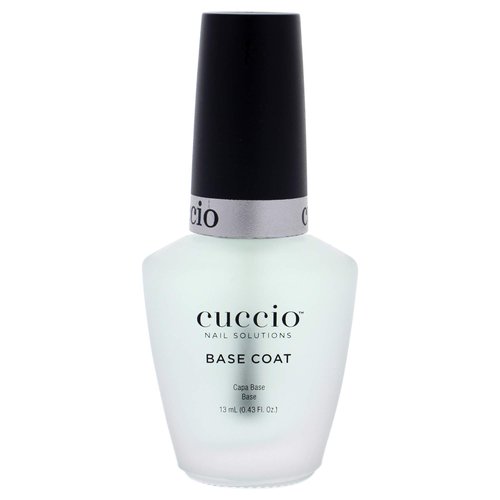Cuccio Colour Nail Polish - Base Layer for Longer Wearing Polish - Prevents Chipping and Flaking - For Manicures And Pedicures - Nourishes Nails for Optimal Health - Base Coat - 0.43 Oz