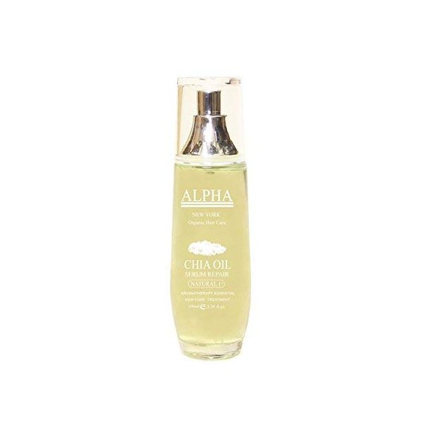 Chia Oil Seed Hair Serum Repair Organic Hair Care By Alpha New York 100 ml. / 3.38 fl.oz.