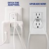 Leviton T5635-E 30W USB Dual Type-C Power Delivery In-Wall Charger with 15A Outlet, USB Charger for Smartphones, Tablets, Black