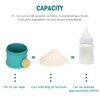 Accmor Formula Dispenser On The Go, 4 Layers Stackable Formula Container to Go, Non-Spill Portable Milk Powder Baby & Kids Snack Container,Green Pink, 2 Pack