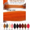 Springy Afro Twist Hair Pre-Separated Kinky Marley Twist Braiding Hair 3spacks Springy Twist for Distressed Faux Locs Synthetic Hair Extensions Cuban Twist Hair (24 inch,orange)