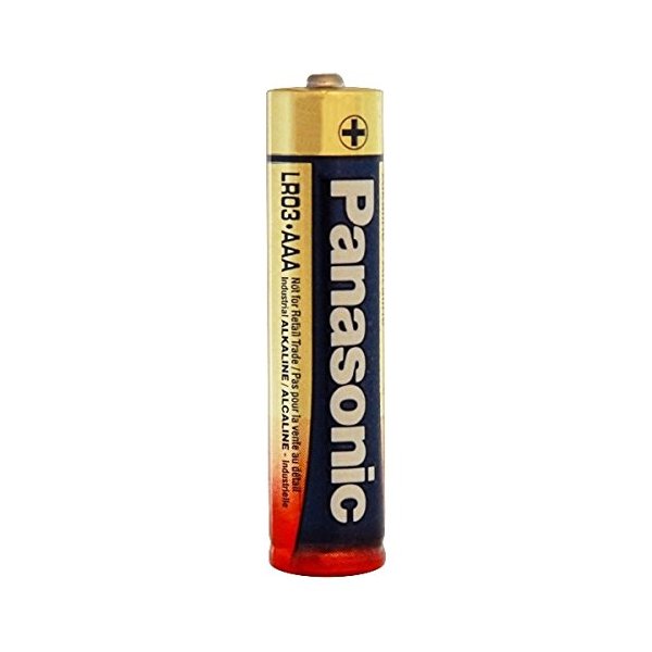 24 Pack Panasonic - AAA - Alkaline Battery - Industrial Grade - Bulk Pack