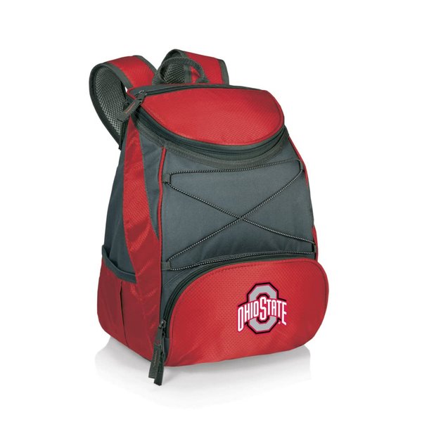 PICNIC TIME NCAA PTX Backpack Cooler, Red with Gray Accents, One Size