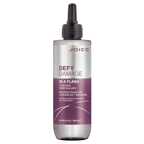 Joico Defy Damage In A Flash 7-Second Bond Building Hair Treatment | With Liquid Keratin | Quick Bond Strengthening & Protection | Color -Safe | Unique Liquid-To-Crème Formula | 7.1 Fl Oz