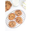 Fox Run - 57213 Fox Run Non-Stick Oval Roasting/Cooling Rack, 11.25 x 8.25 x 0.5 inches, Metallic