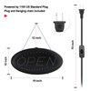 LED Open Sign, AGPTEK 19x10inch LED Business Open Sign Advertisement Board Electric Display Sign, Two Modes Flashing & Steady Light, for Business, Walls, Window, Shop, bar, Hotel,with Open/Close Sign