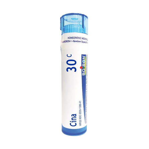 Boiron Cina 30C Homeopathic medicine for nervousness, irritability, and sleeplessness in children, 1 Count