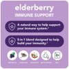 Vitamin Bounty Elderberry Organic Elderberry Capsules for Adults - Elderberry Vitamin C and Zinc Supplement, & Echinacea, Immune System Support, Advanced 5-in-1 Blend, Non-GMO - 60 Capsules