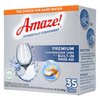 Amaze! Premium All-in-One Dishwasher Tablets (35 tabs) - Fresh Scent - Powerful Dish Detergent. Fight Hard Water Buildup. High Performance. Dissolvable Film.