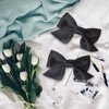 Hair Bow Clips (Black)